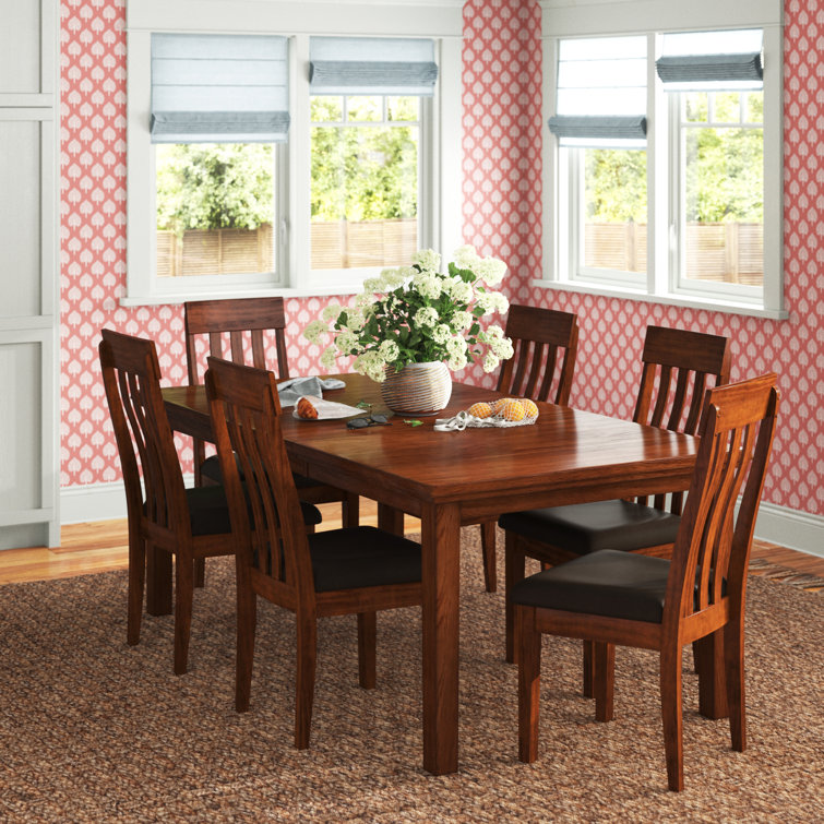 Andover Mills Rebecca 7 Piece Extendable Dining Set Reviews Wayfair